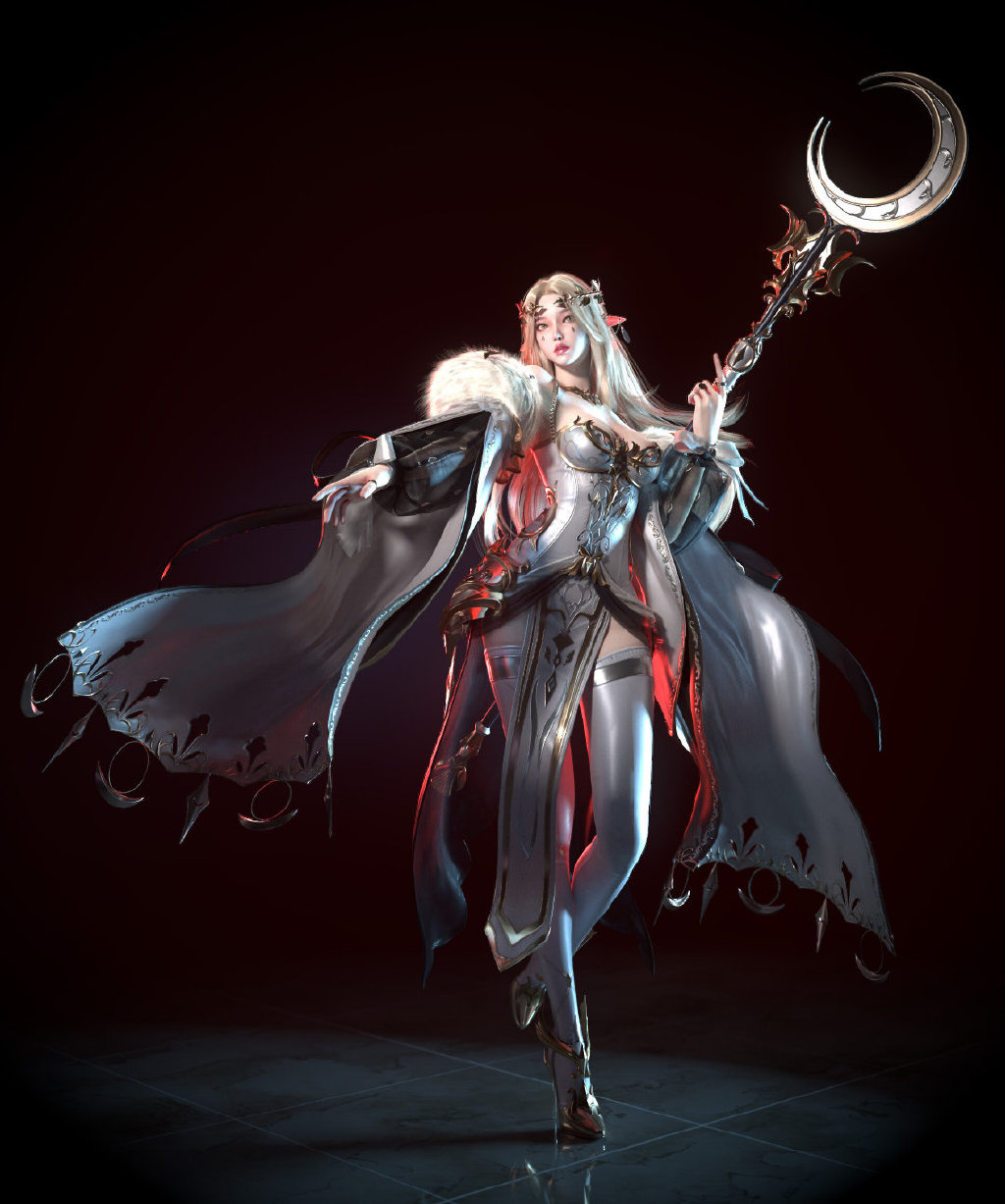 韩国建模师Jaesoub Lee插画作品《Magician》