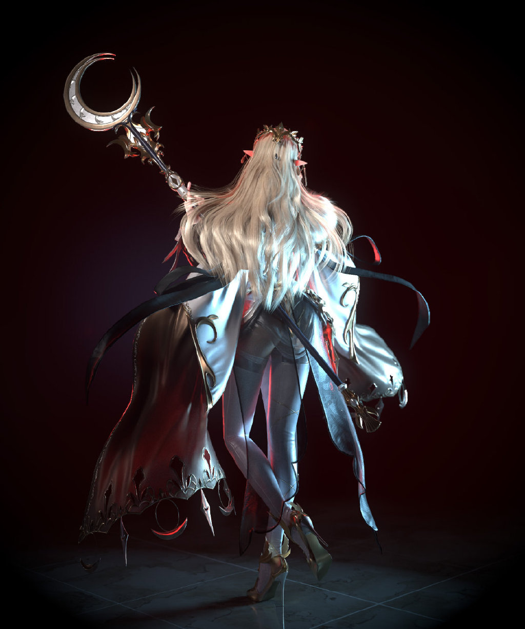 韩国建模师Jaesoub Lee插画作品《Magician》