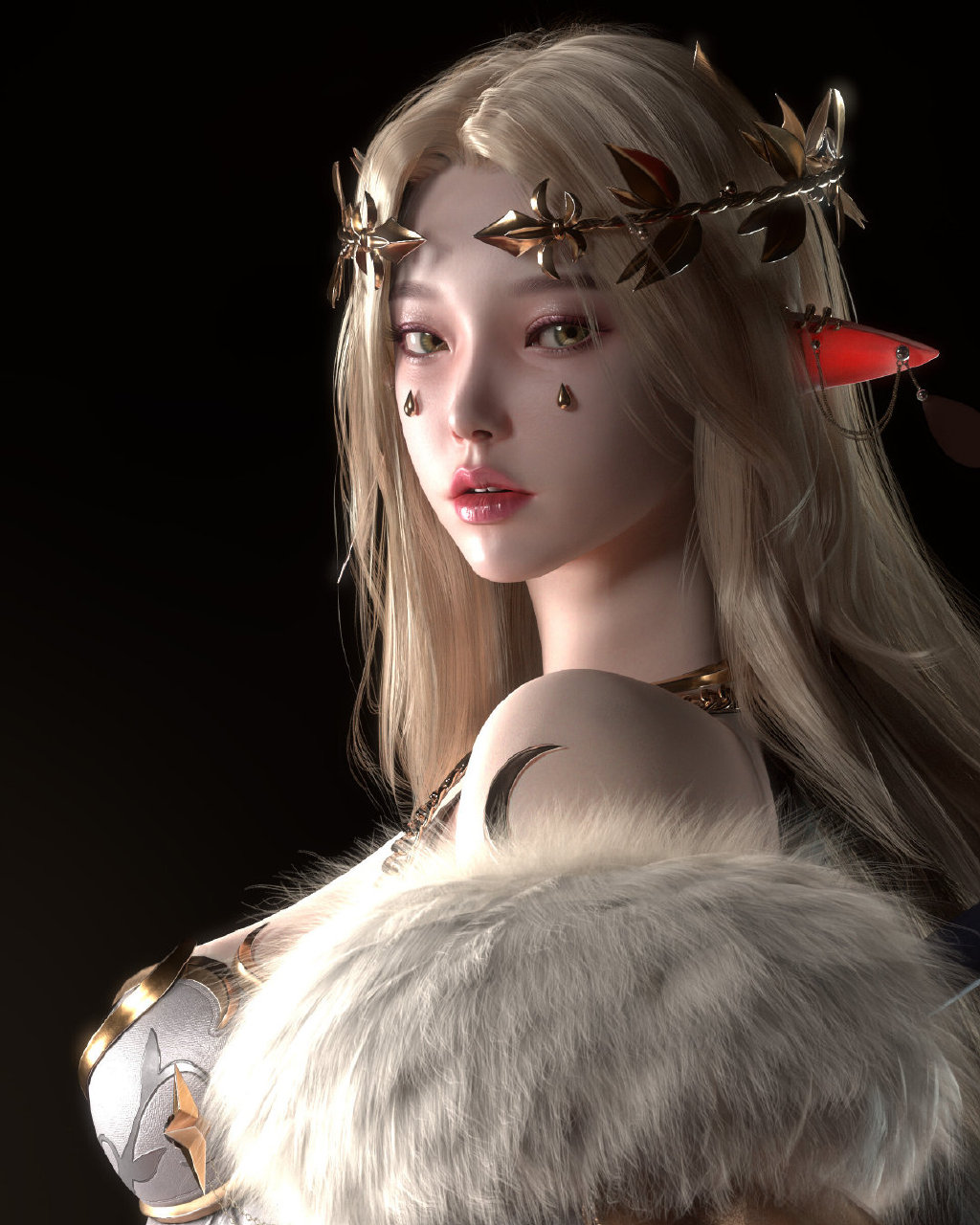 韩国建模师Jaesoub Lee插画作品《Magician》