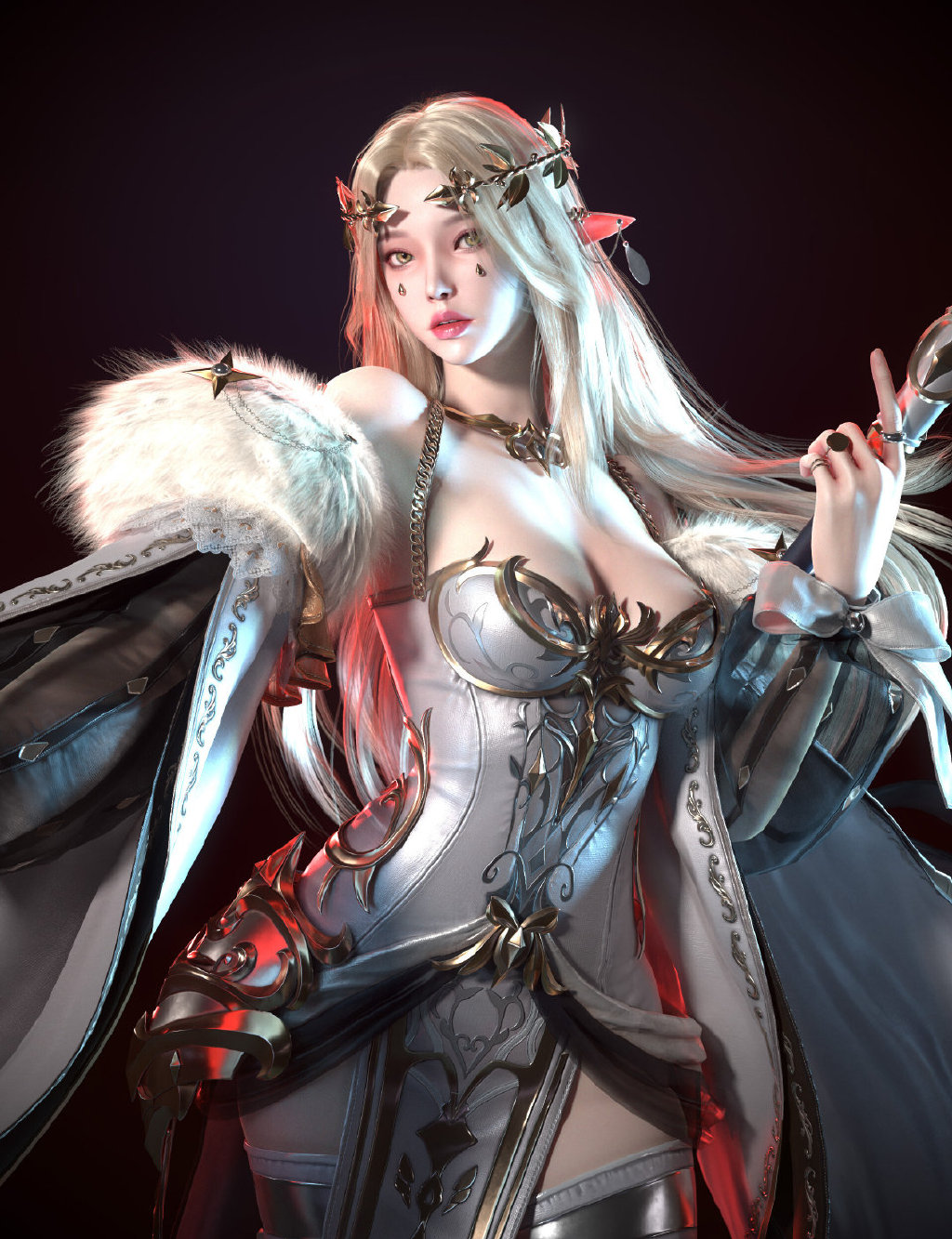 韩国建模师Jaesoub Lee插画作品《Magician》