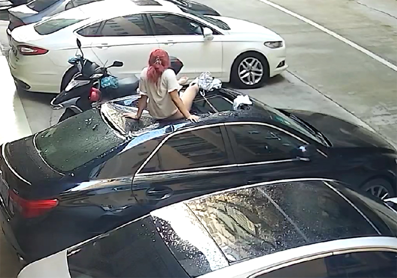 严肃新闻 窗台晾衣服或者亲亲 请注意安全