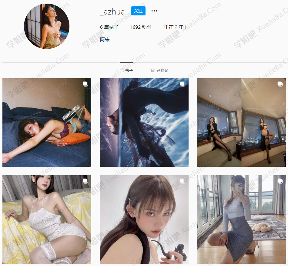 WANIMAL王动合作模特 秀人阿朱回归 感觉可能要继续GHS