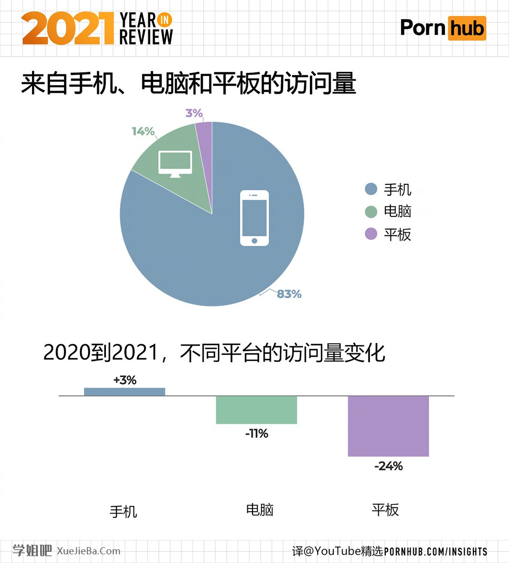 P站发布2021年度总结 分享一些有意思的数据