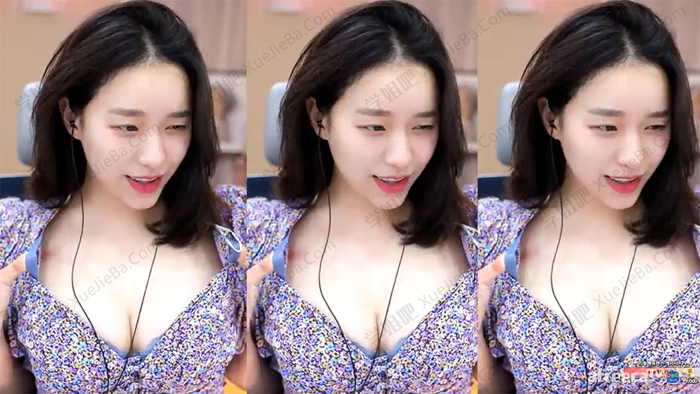棒子妹妹直播整活 弹自己Bra带子啪啪响 又痛又爽