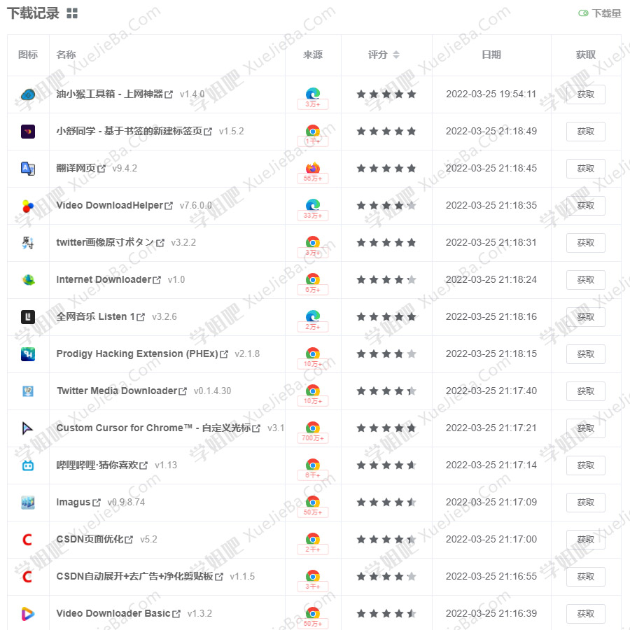 一键搜索下载谷歌浏览器插件 简单好用
