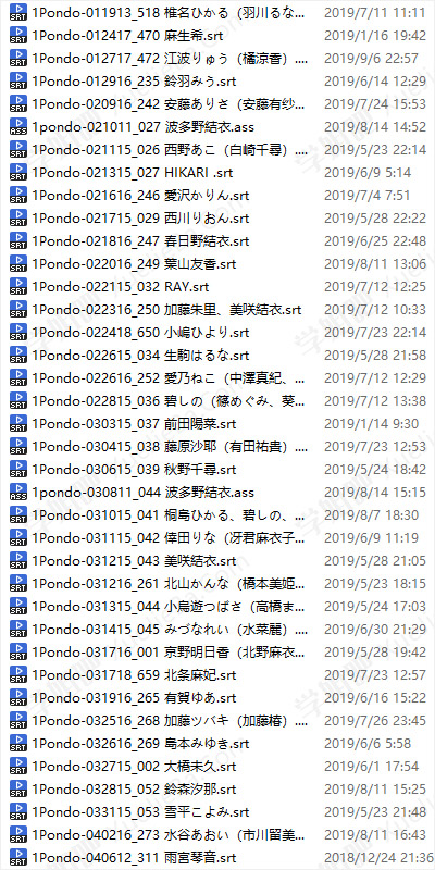 日语学习资源超级合集 34000+外挂字幕 含2023年最新影片