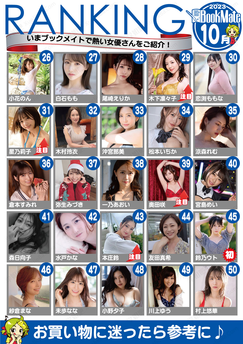 10月女优排行榜TOP100 有哪些你喜欢的女演员上榜了