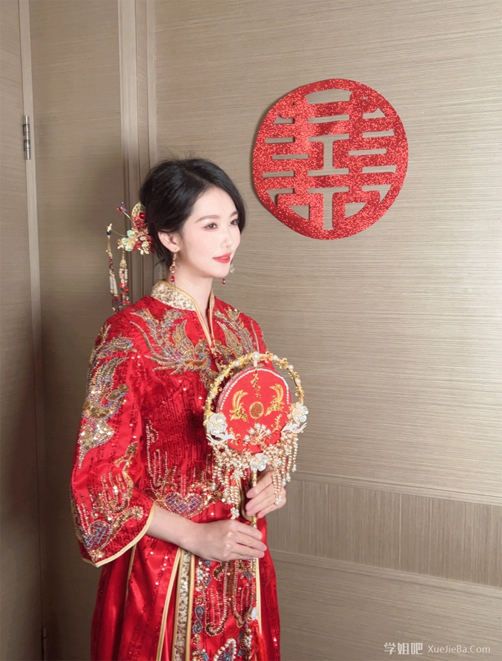 抖娘利世4月最新作品 喜庆婚衣闹洞房完整版 含图包+视频